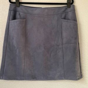 Loft Faux Suede Skirt Size 14